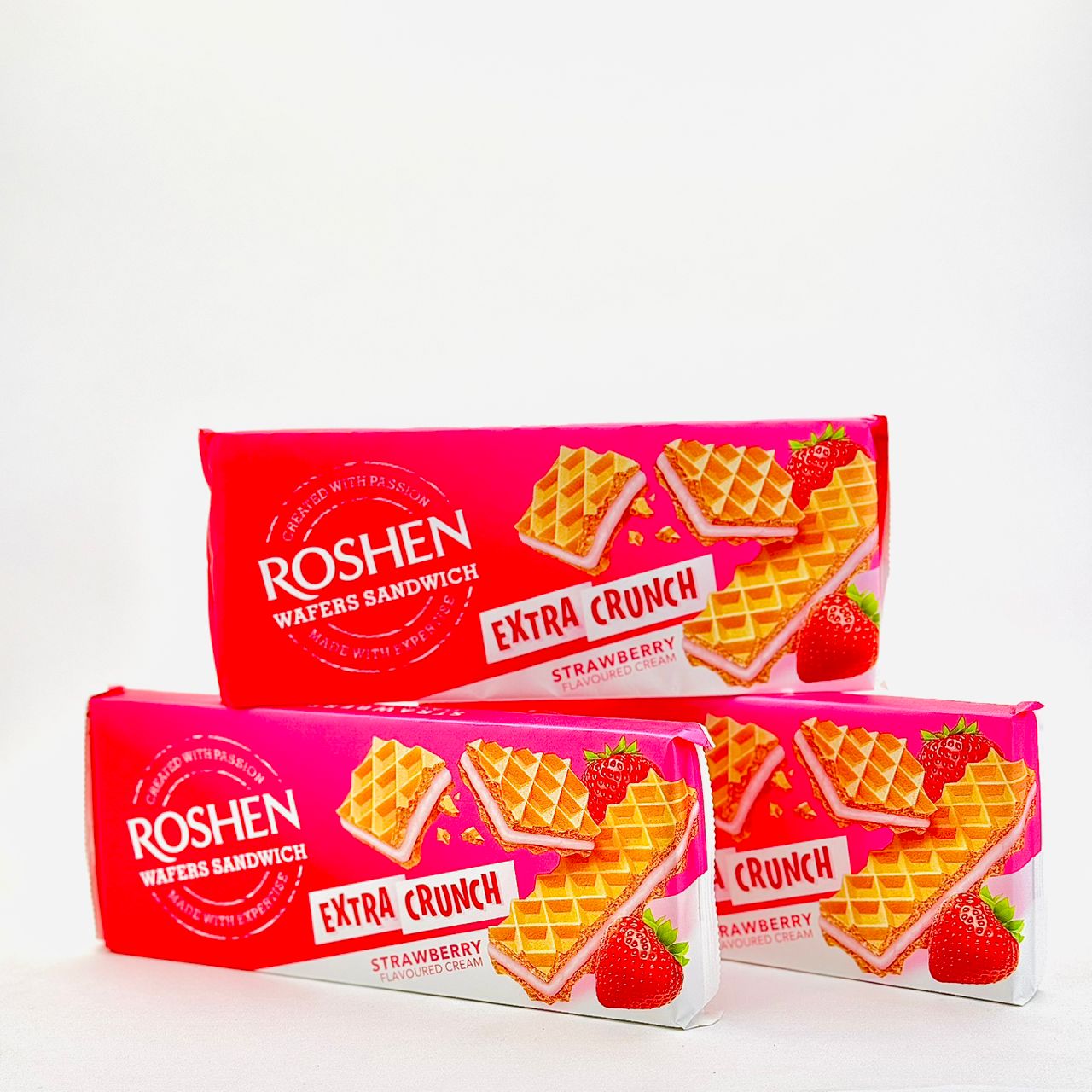 ویفرروشن ساندویچی اکسترا کرانچ ( Roshen Extra Crunch )