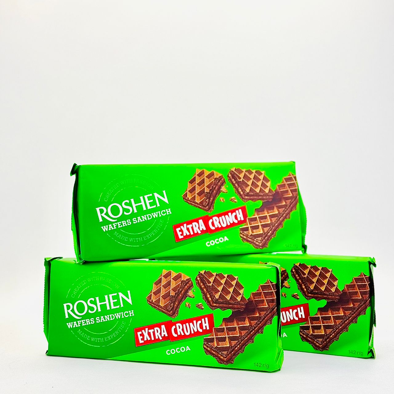 ویفرروشن ساندویچی اکسترا کرانچ ( Roshen Extra Crunch )