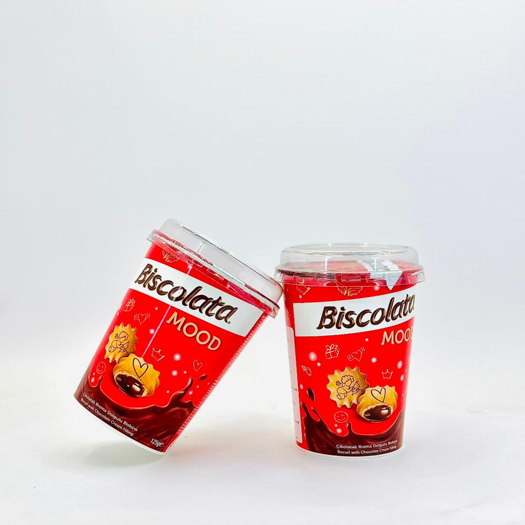 بیسکوییت بیسکولاتا مود با کرم شکلاتی (Biscolata Mood)